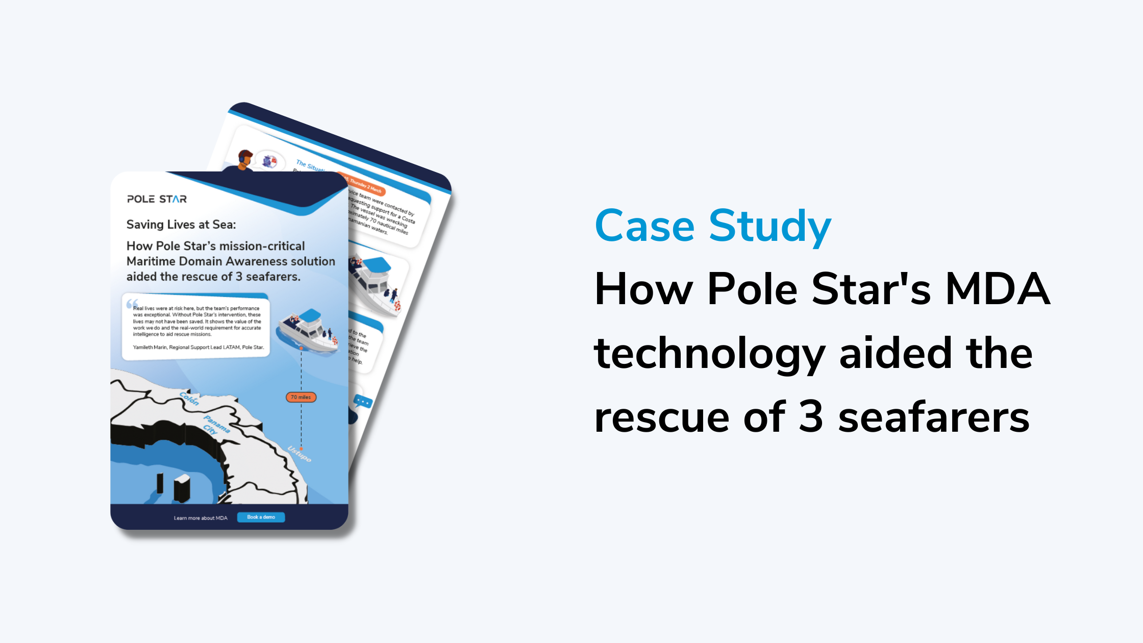 Saving Lives at Sea: How Pole Star’s mission-critical MDA solution aided the rescue of 3 seafarers